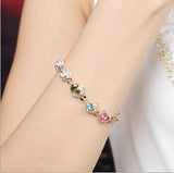 Colorful Rhinestone Bracelet