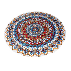 Round Beach Pool Home Shower Towel Blanket Table Cloth Yoga Mat