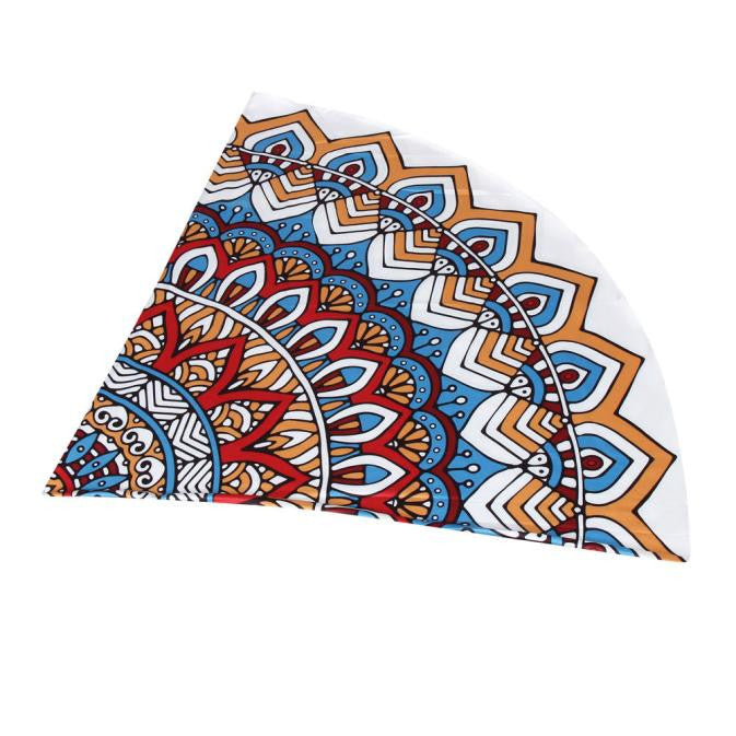 Round Beach Pool Home Shower Towel Blanket Table Cloth Yoga Mat