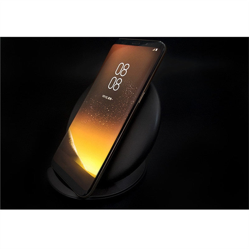Foldable Qi Wireless Fast Charger Quick Charging Stand Pad For Samsung Galaxy S8/S8+/S7/S7 Edge/Note5/S6 Edge+ Without AC Adapter