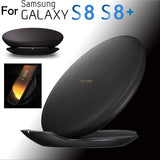 Foldable Qi Wireless Fast Charger Quick Charging Stand Pad For Samsung Galaxy S8/S8+/S7/S7 Edge/Note5/S6 Edge+ Without AC Adapter