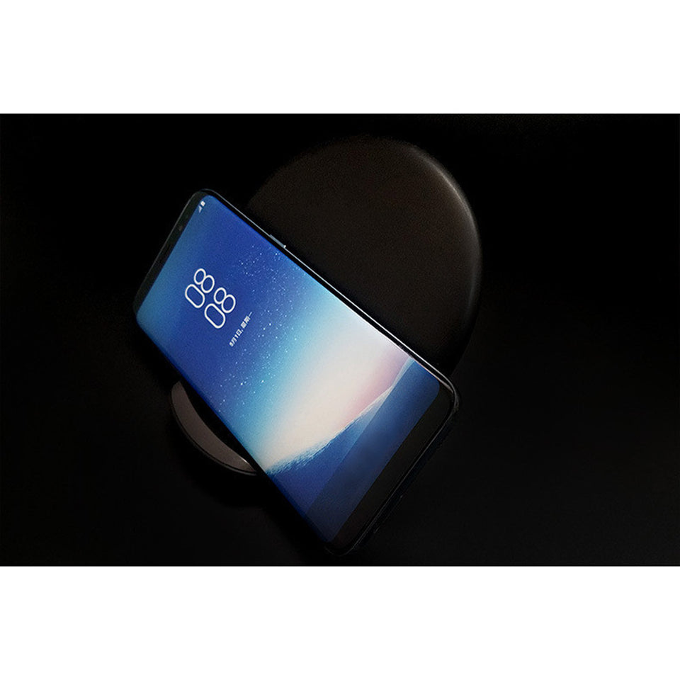 Foldable Qi Wireless Fast Charger Quick Charging Stand Pad For Samsung Galaxy S8/S8+/S7/S7 Edge/Note5/S6 Edge+ Without AC Adapter